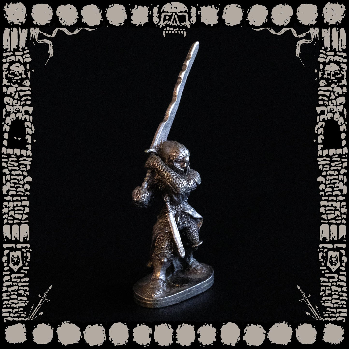 Flamberg Soldier 3 Pewter Figurine