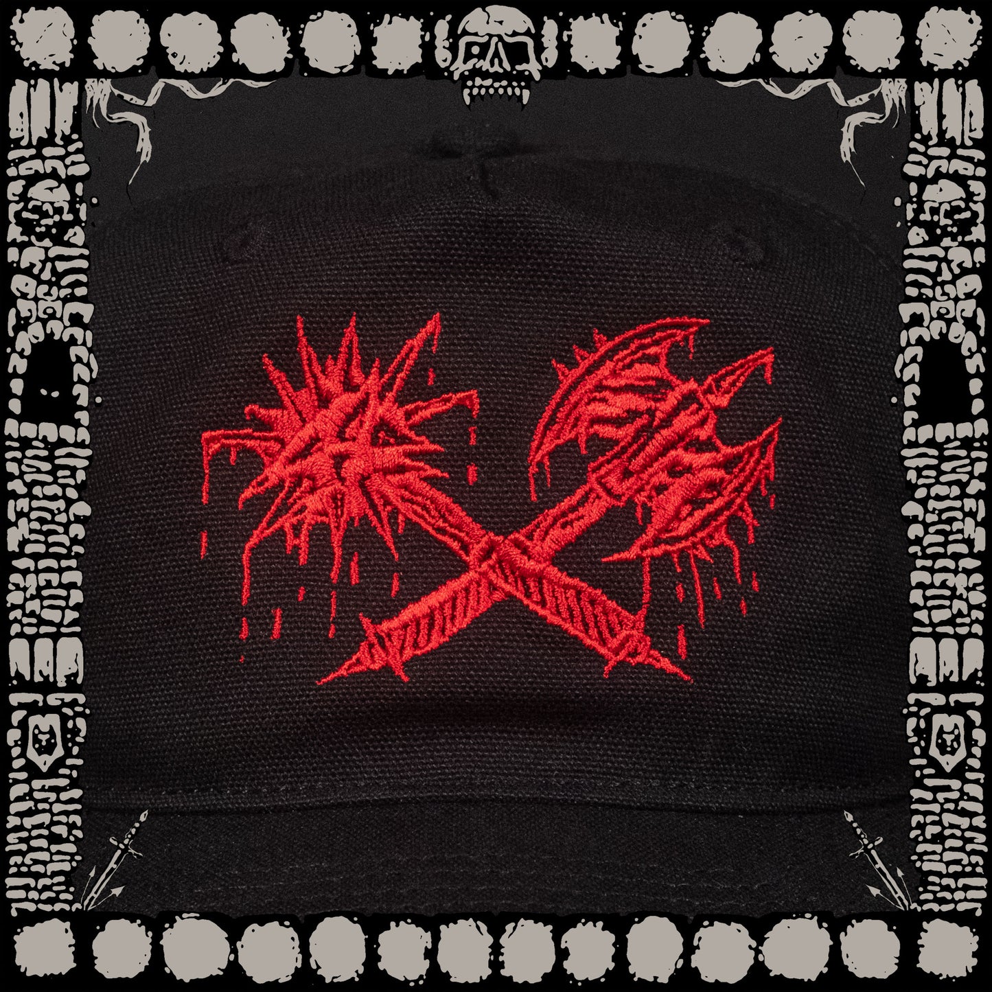 BLACK/RED "WEAPON" HAT
