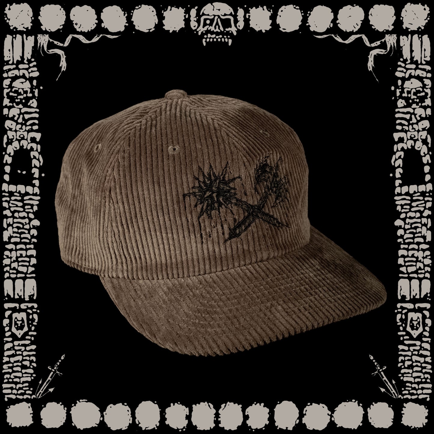 CORDUROY "WEAPON" STRAPBACK HAT