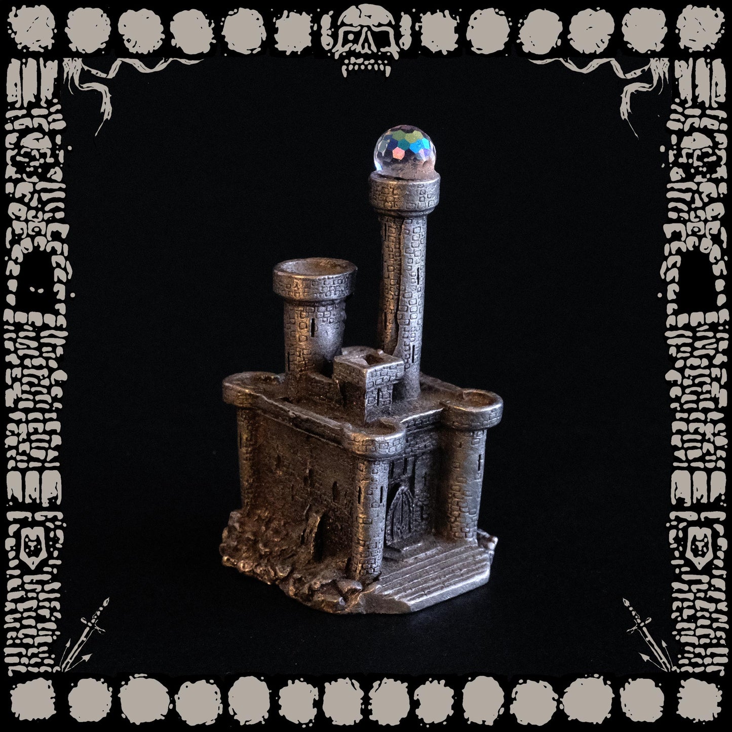 Crystal Castle Pewter Figurine