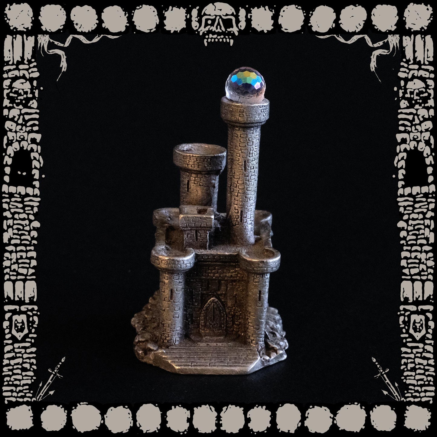 Crystal Castle Pewter Figurine