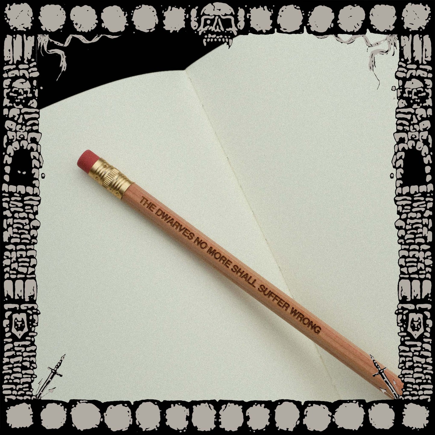 DWARVEN WARRIOR NOTEBOOK & PENCIL SET