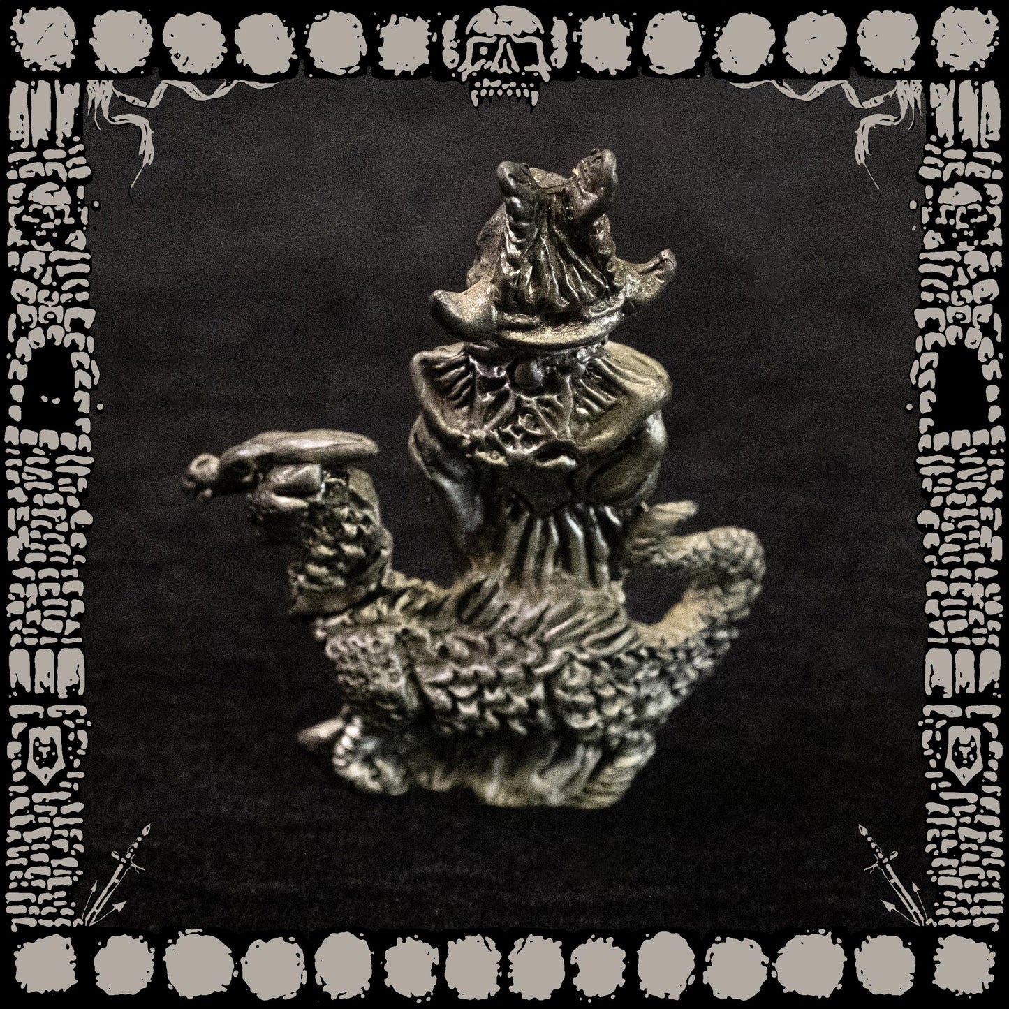 Vintage Pewter "Warrior Priestess" Figurine