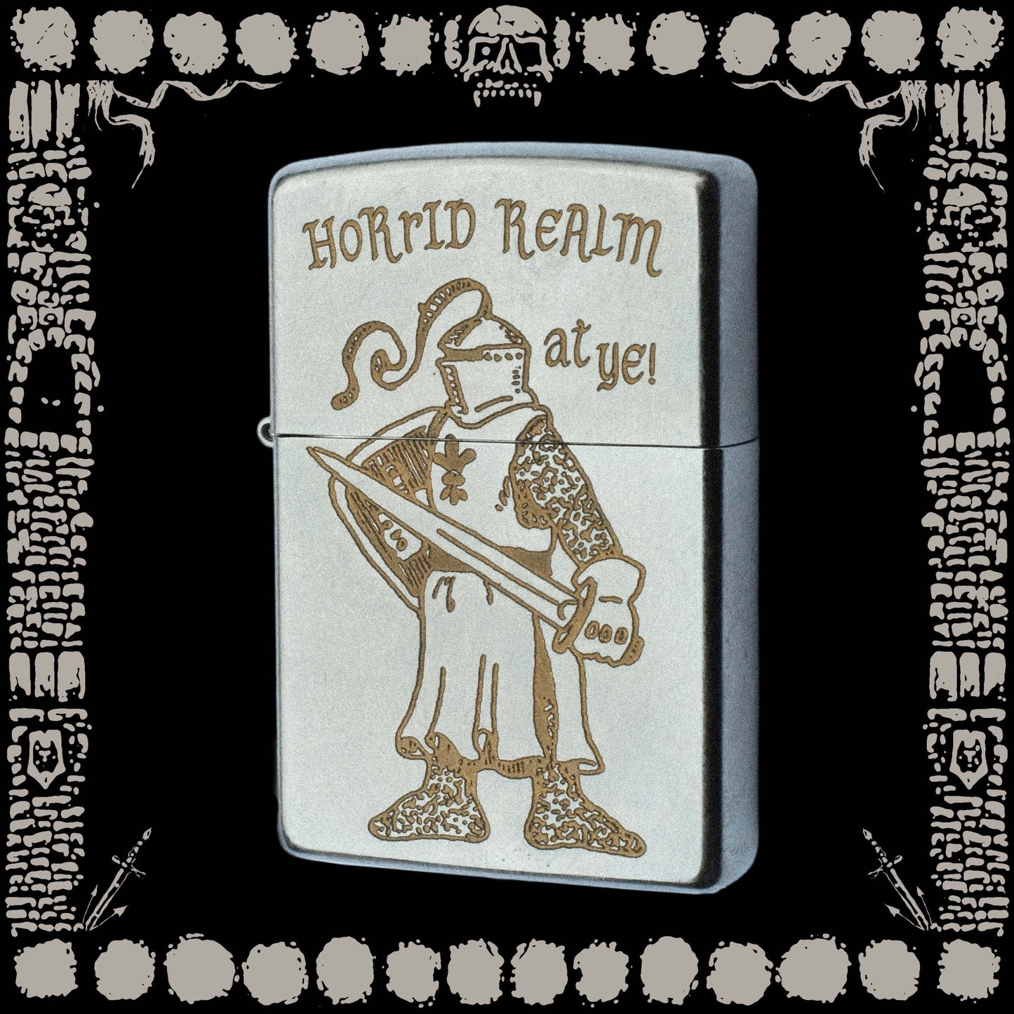 "AT YE!" ENGRAVED ZIPPO LIGHTER