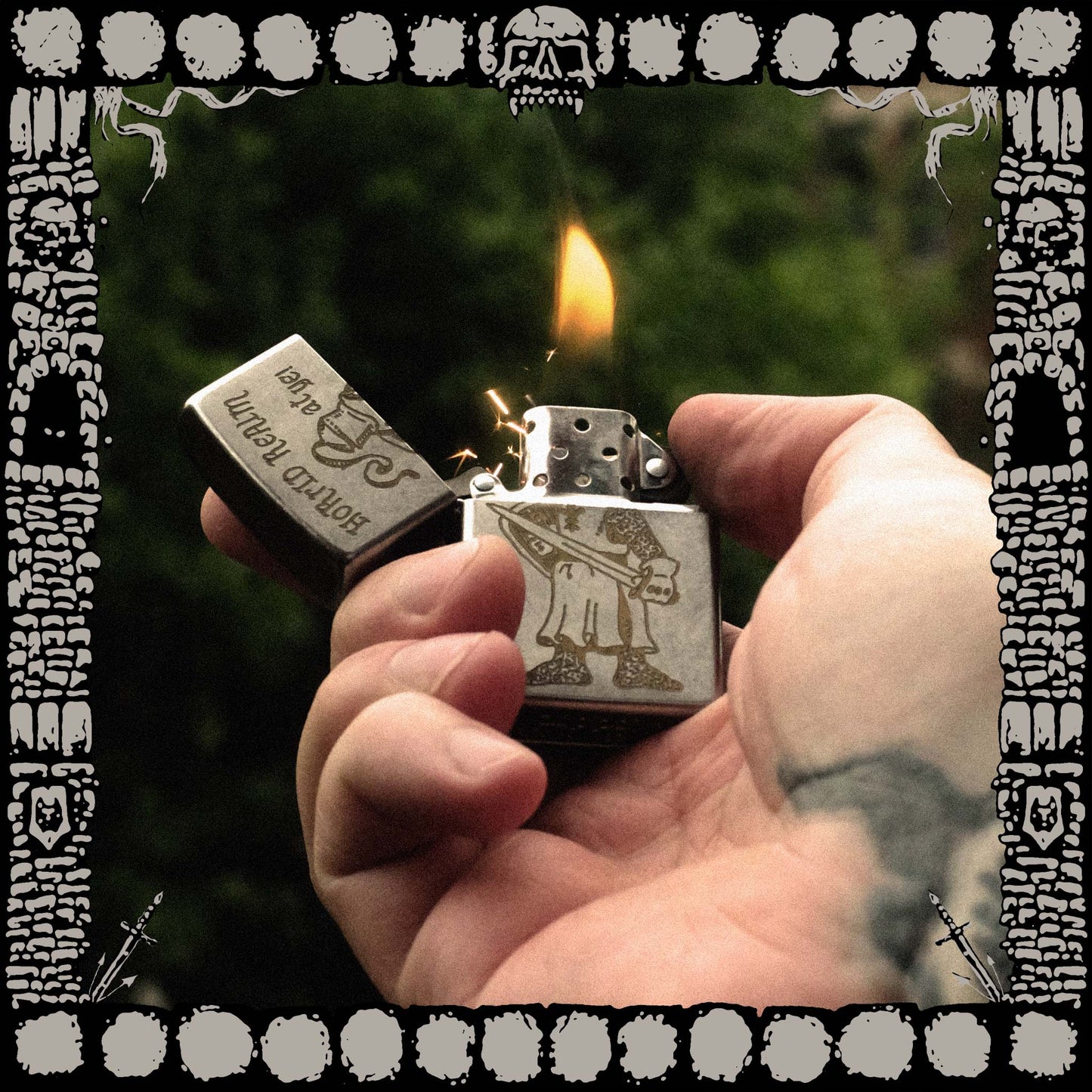 "AT YE!" ENGRAVED ZIPPO LIGHTER