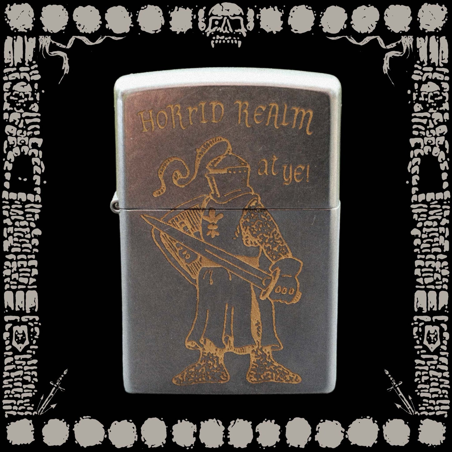 "AT YE!" ENGRAVED ZIPPO LIGHTER