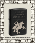 “WITCH KING” ENGRAVED ZIPPO LIGHTER