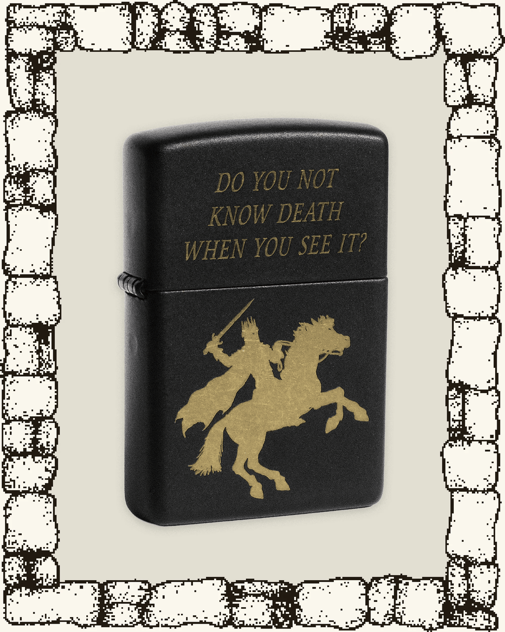 WITCH KING” ENGRAVED ZIPPO LIGHTER – HORRID REALM