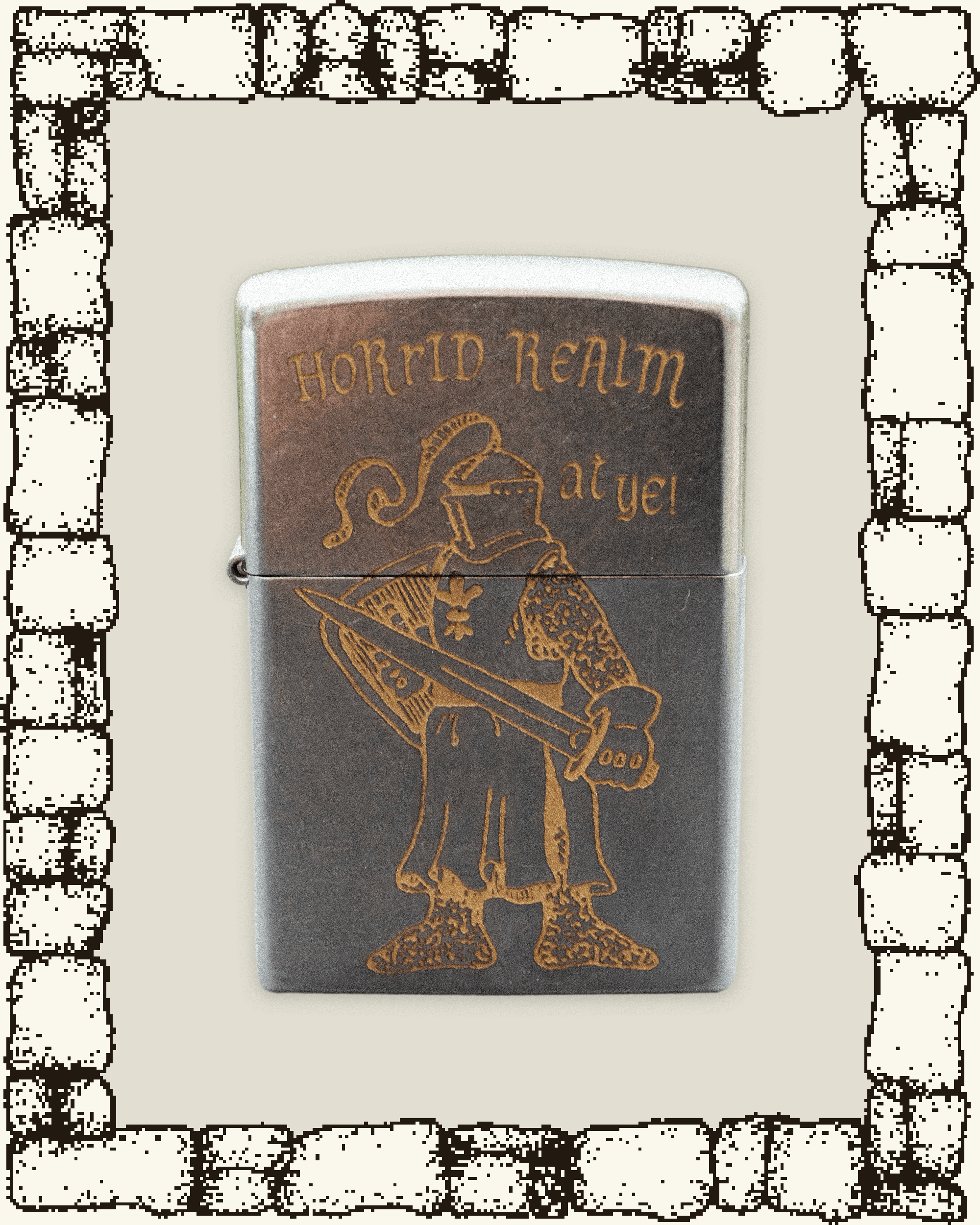 "AT YE!" ENGRAVED ZIPPO LIGHTER