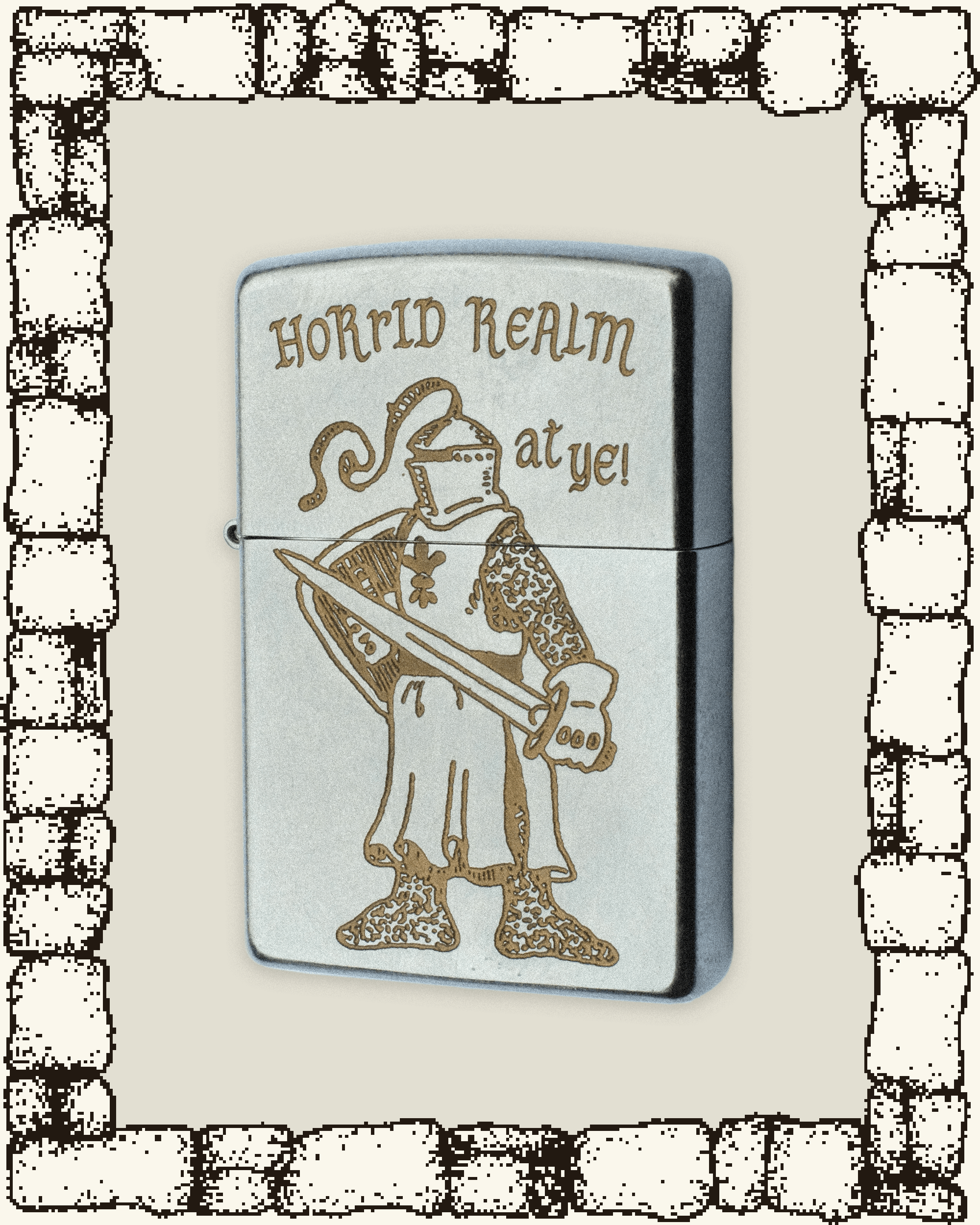 "AT YE!" ENGRAVED ZIPPO LIGHTER