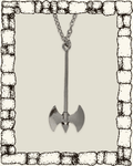 Vintage Battle Axe Necklace