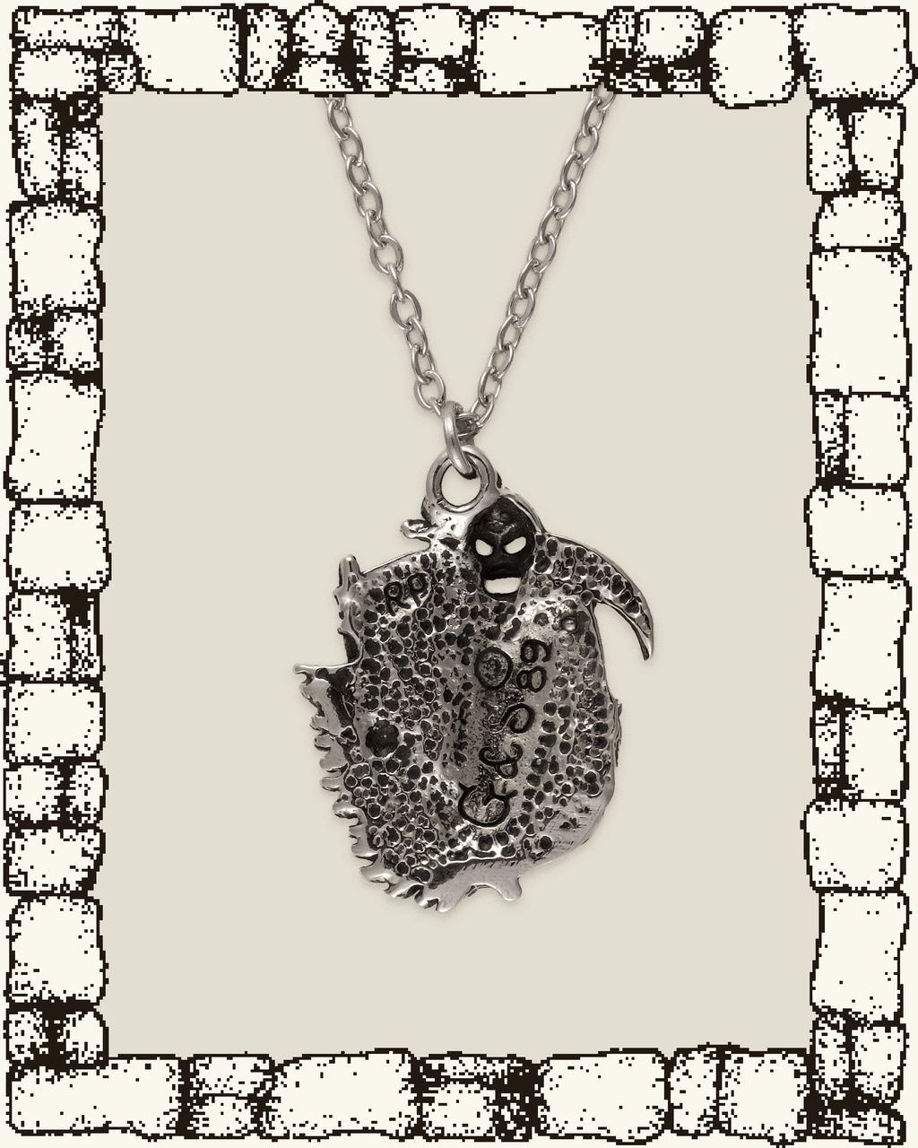 Vintage Reaper Necklace