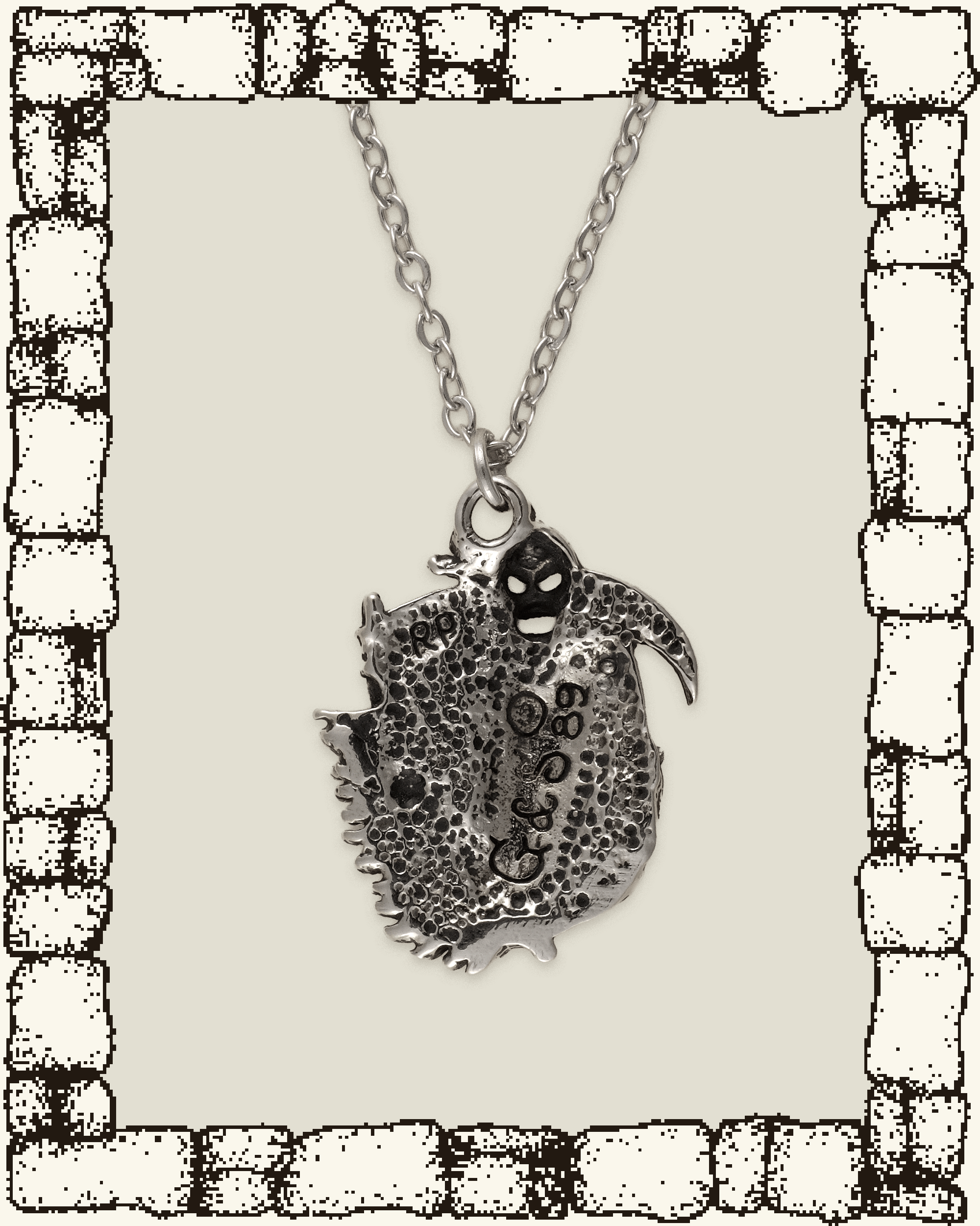Vintage Reaper Necklace