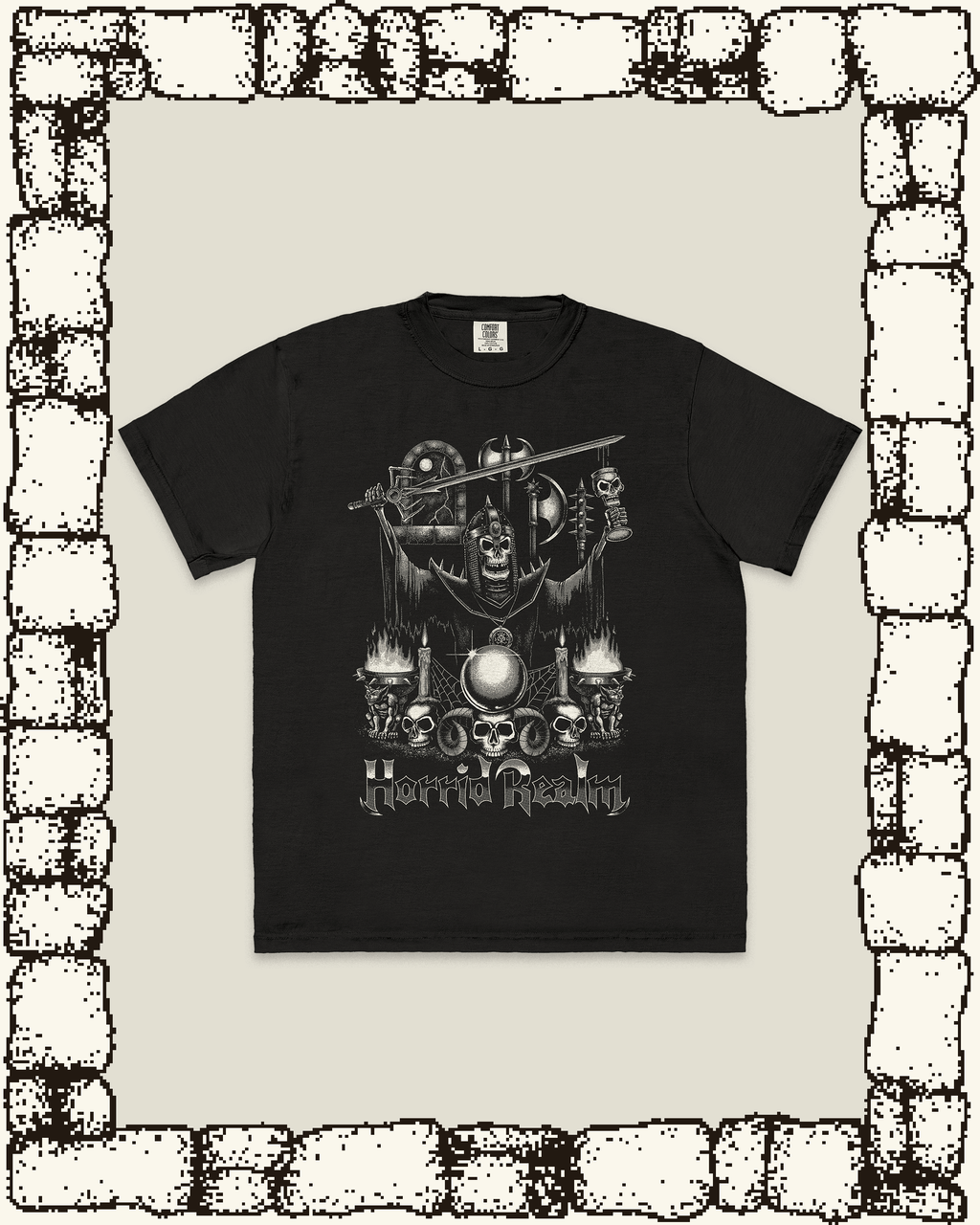"BLOOD RITUAL" HEAVYWEIGHT BLACK TEE