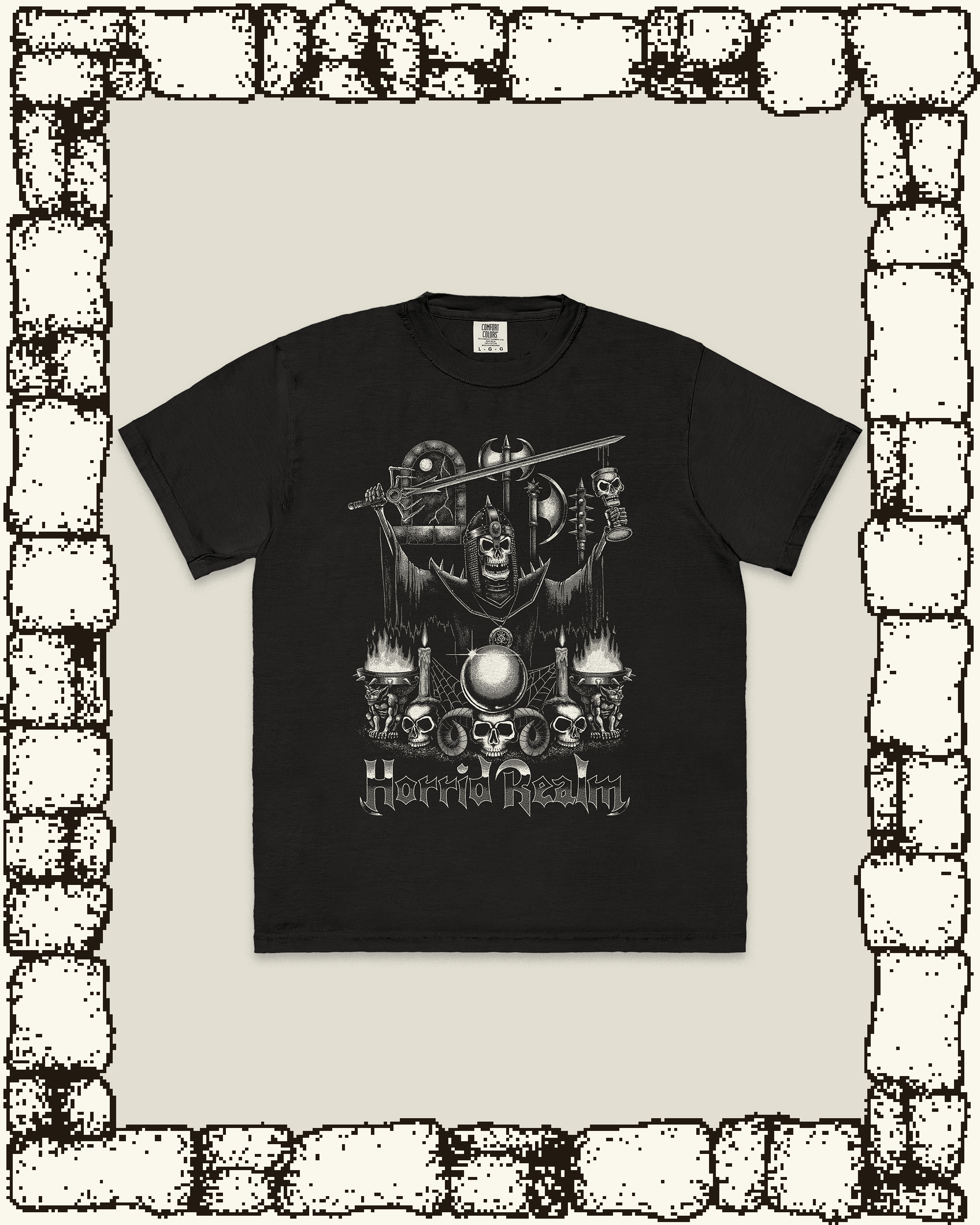 "BLOOD RITUAL" HEAVYWEIGHT BLACK TEE