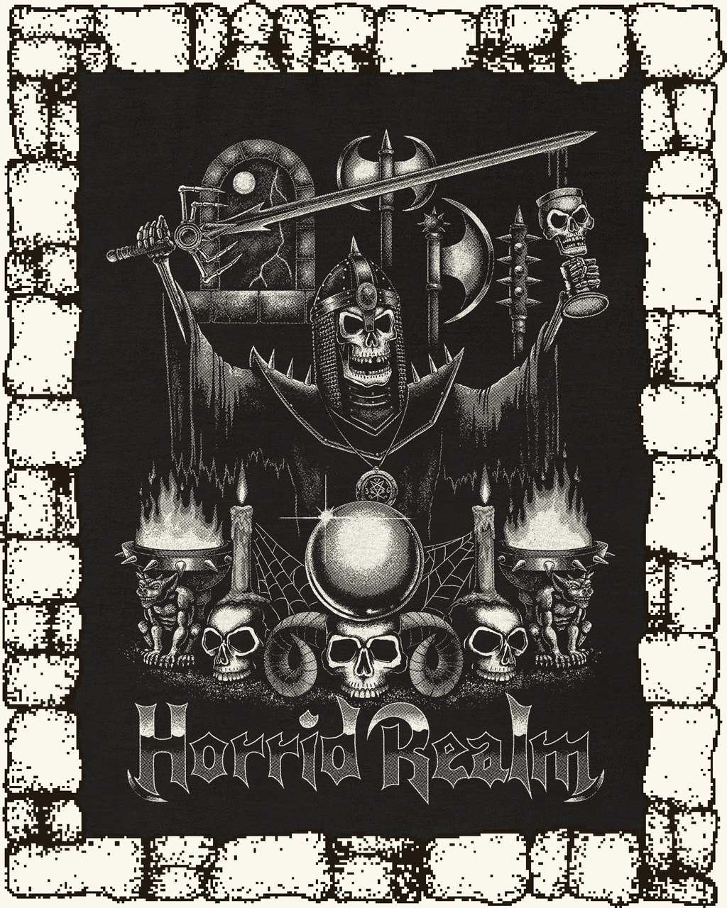 "BLOOD RITUAL" HEAVYWEIGHT BLACK TEE