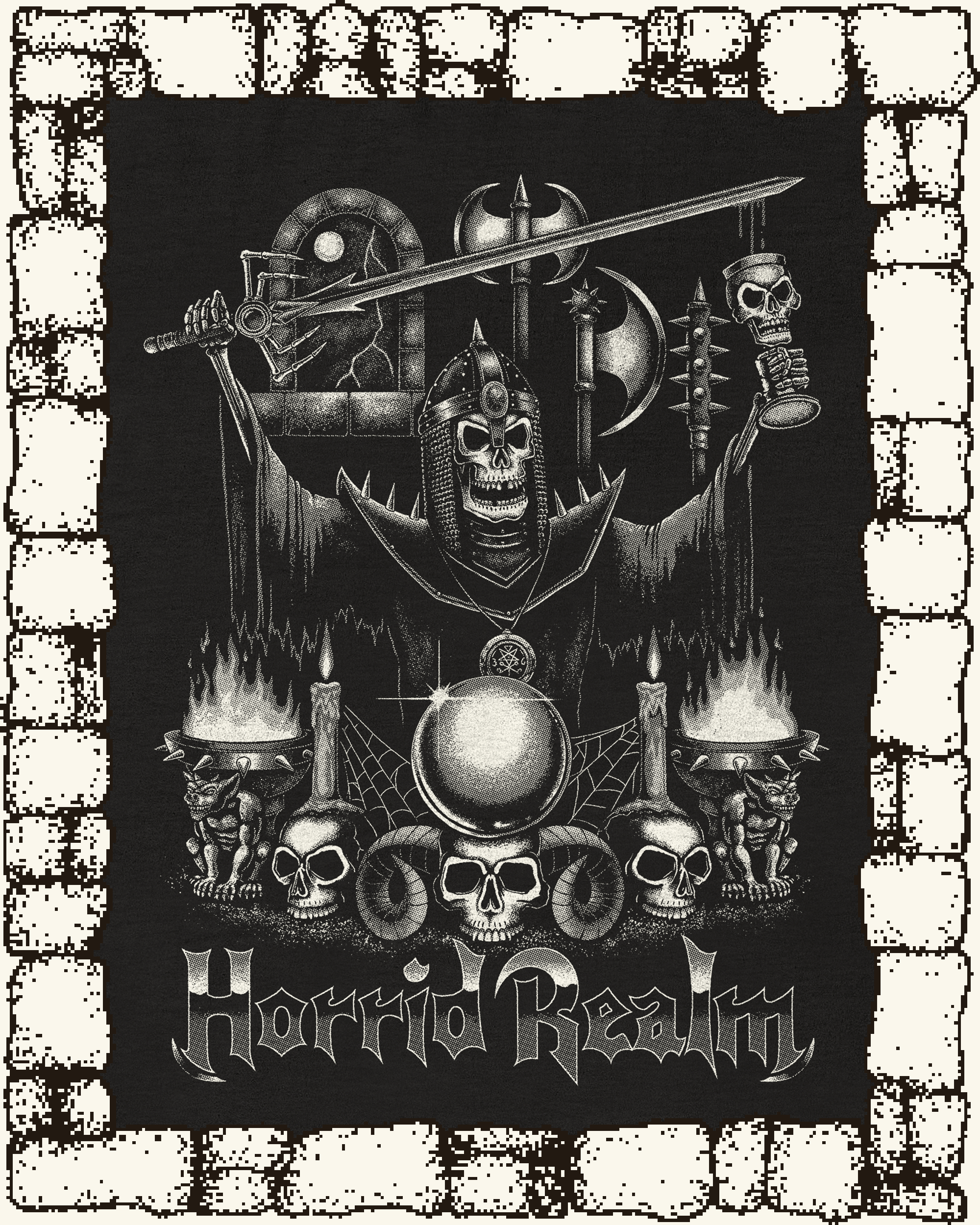 "BLOOD RITUAL" HEAVYWEIGHT BLACK TEE