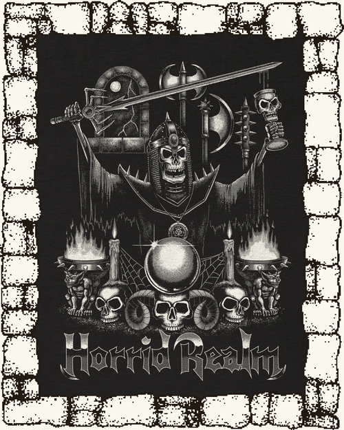 "BLOOD RITUAL" HEAVYWEIGHT BLACK TEE