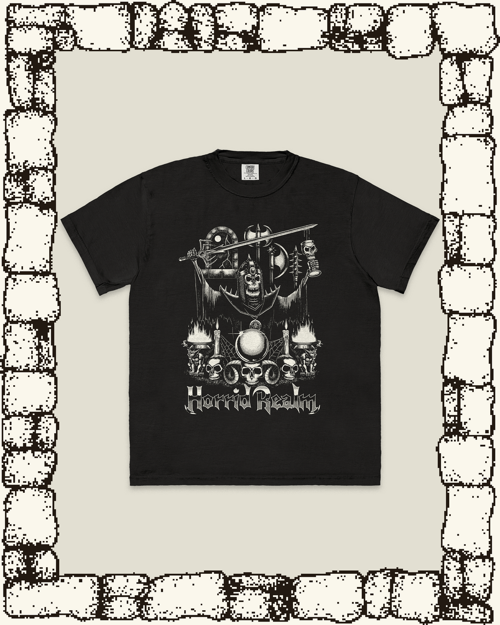 "BLOOD RITUAL" HEAVYWEIGHT BLACK TEE