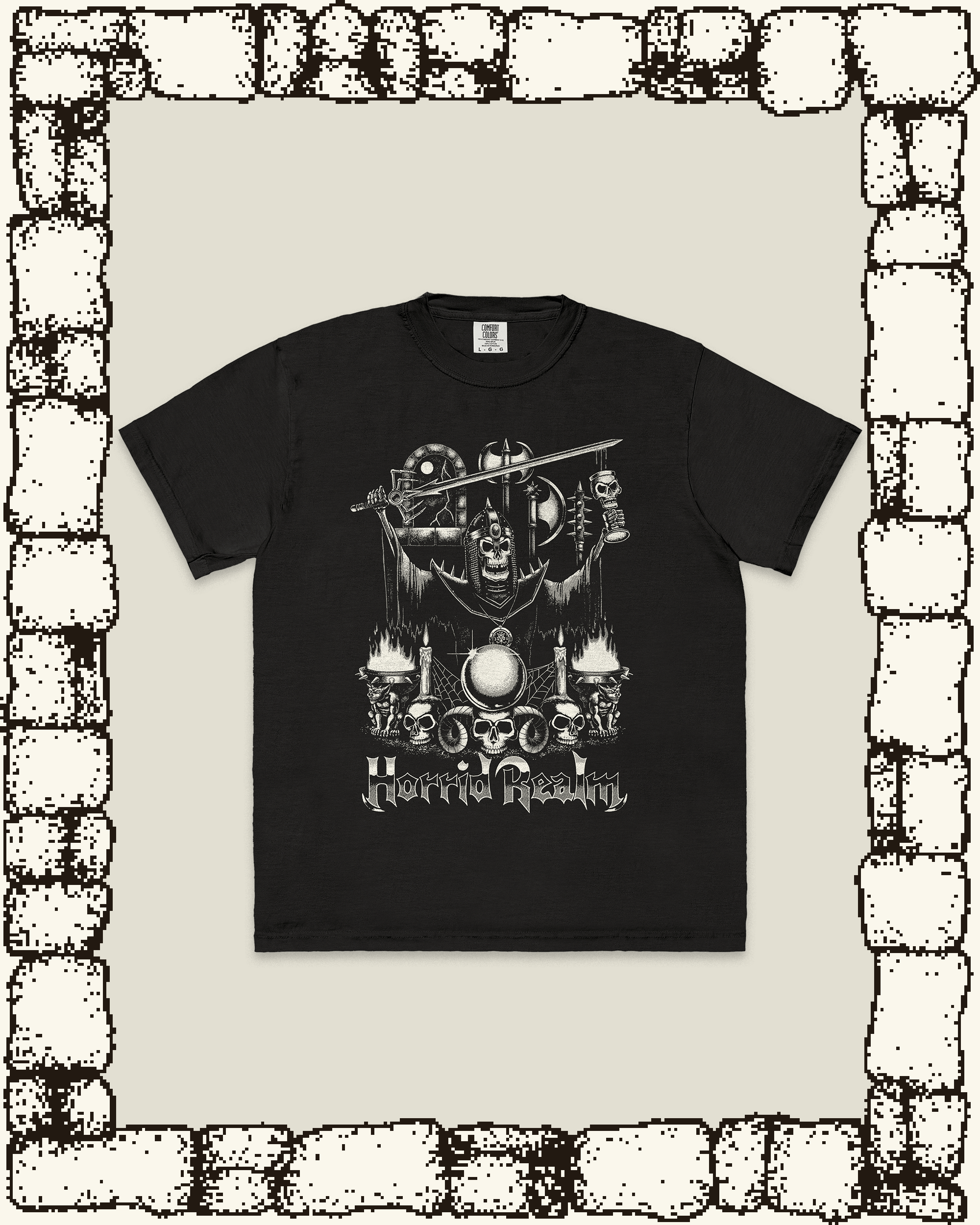 "BLOOD RITUAL" HEAVYWEIGHT BLACK TEE