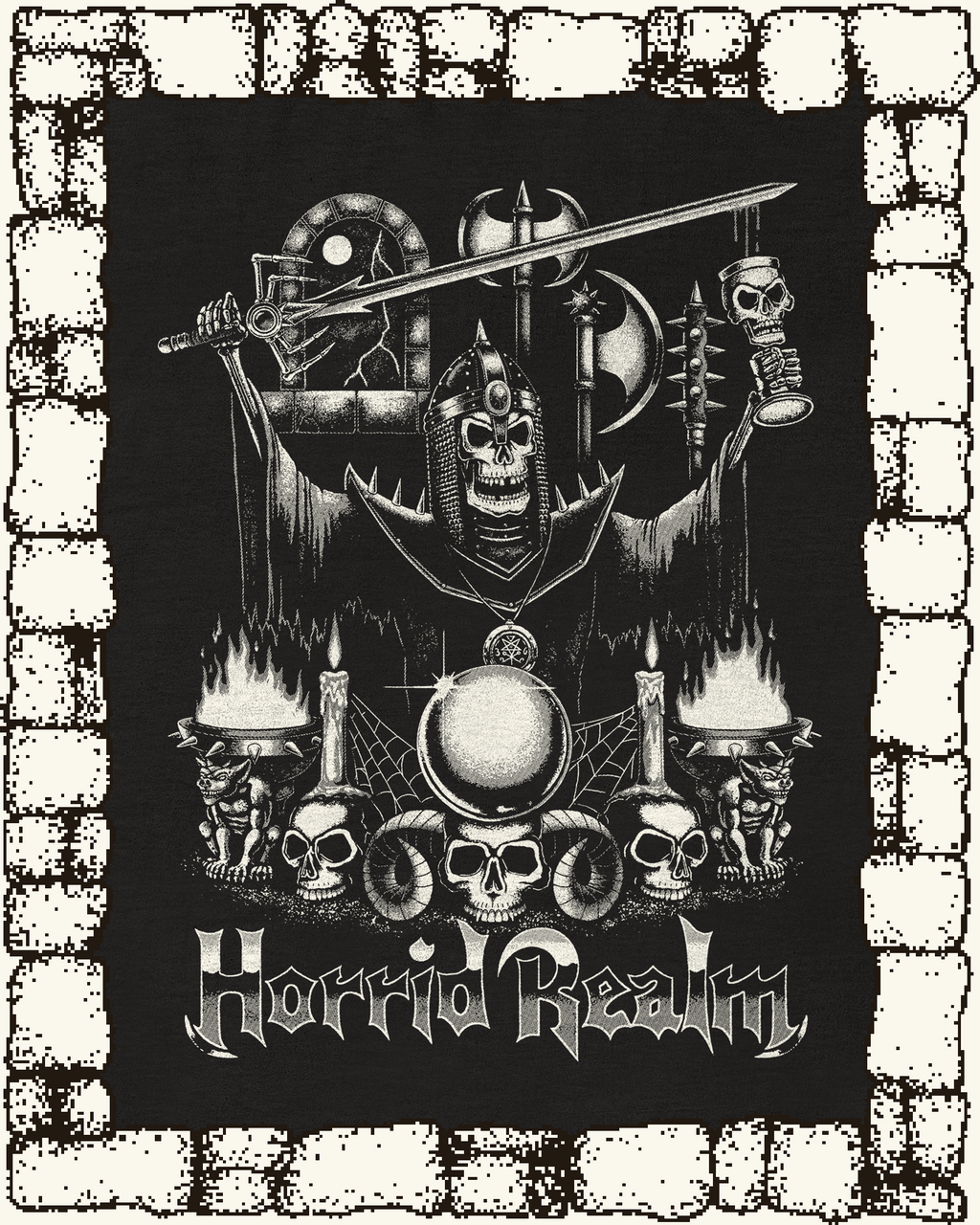 "BLOOD RITUAL" HEAVYWEIGHT BLACK TEE