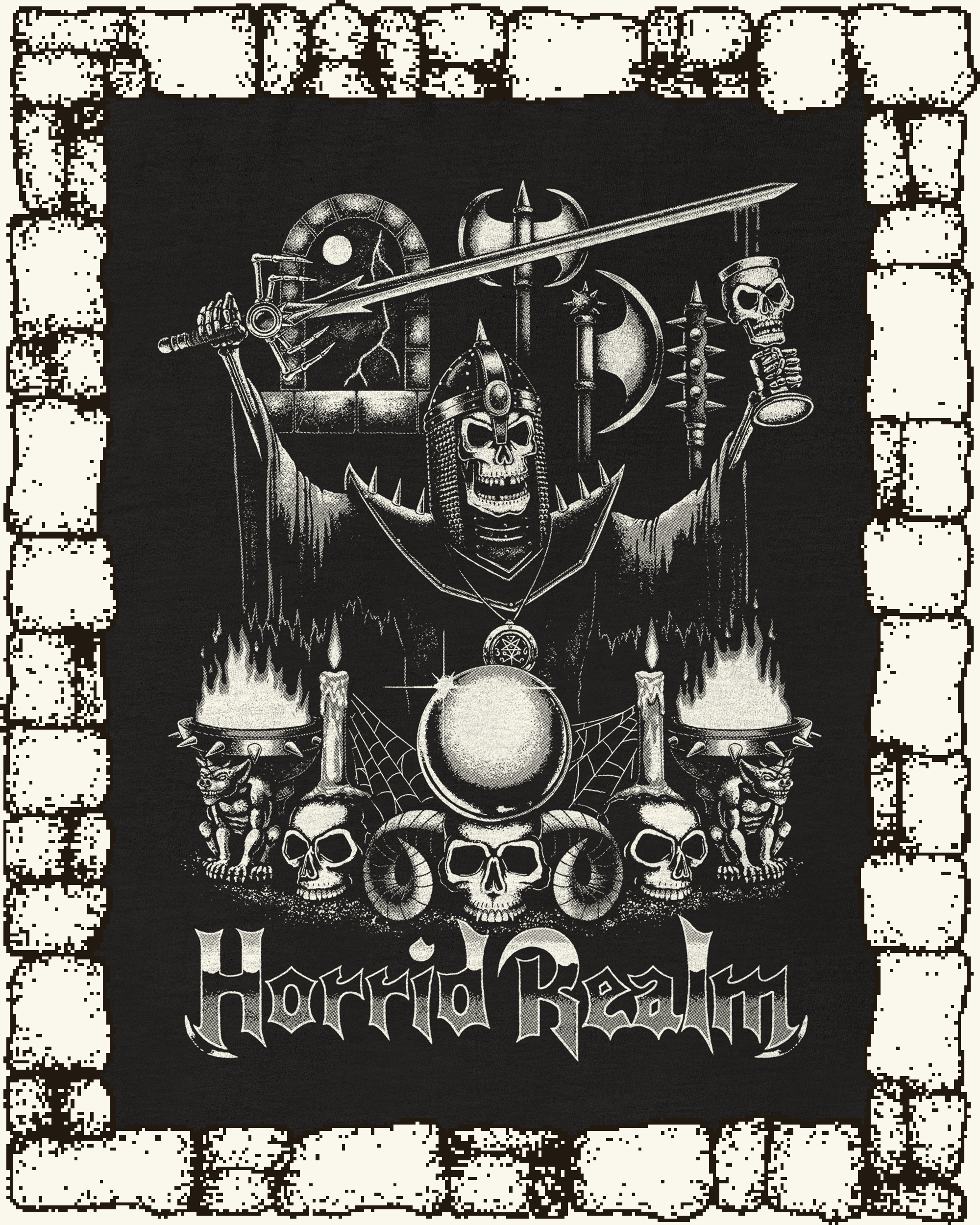 "BLOOD RITUAL" HEAVYWEIGHT BLACK TEE