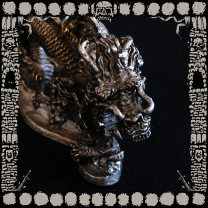 Eastern Dragon Pewter Figurine