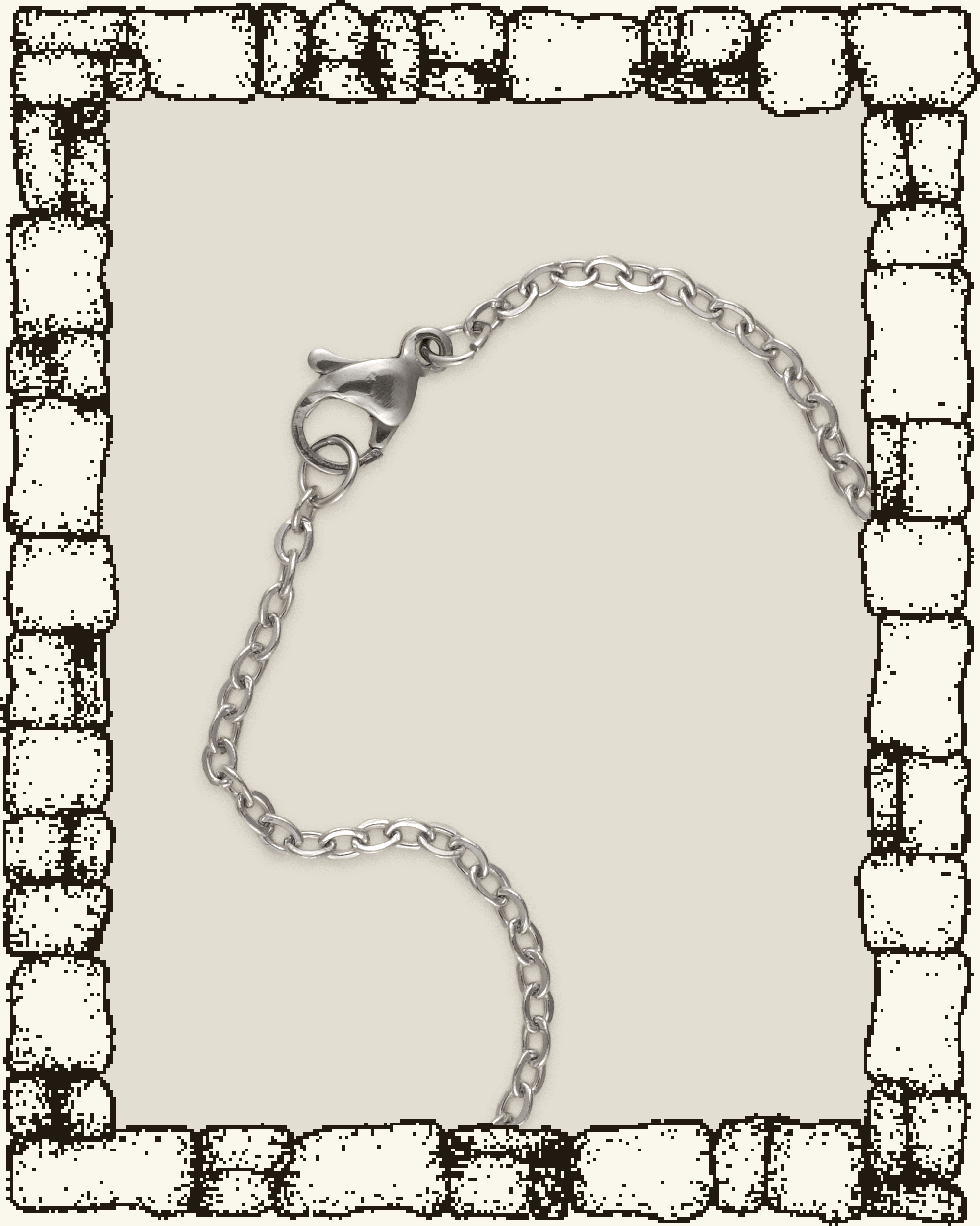 Vintage Small Spikey Skull Necklace