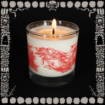 Blazing Siege Scented Cocktail Glass Candle