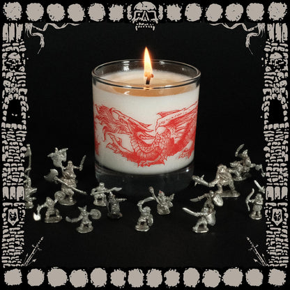 Blazing Siege Scented Cocktail Glass Candle