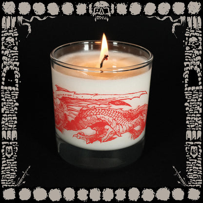 Blazing Siege Scented Cocktail Glass Candle