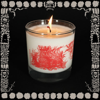 Blazing Siege Scented Cocktail Glass Candle