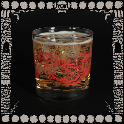 Blazing Siege Scented Cocktail Glass Candle