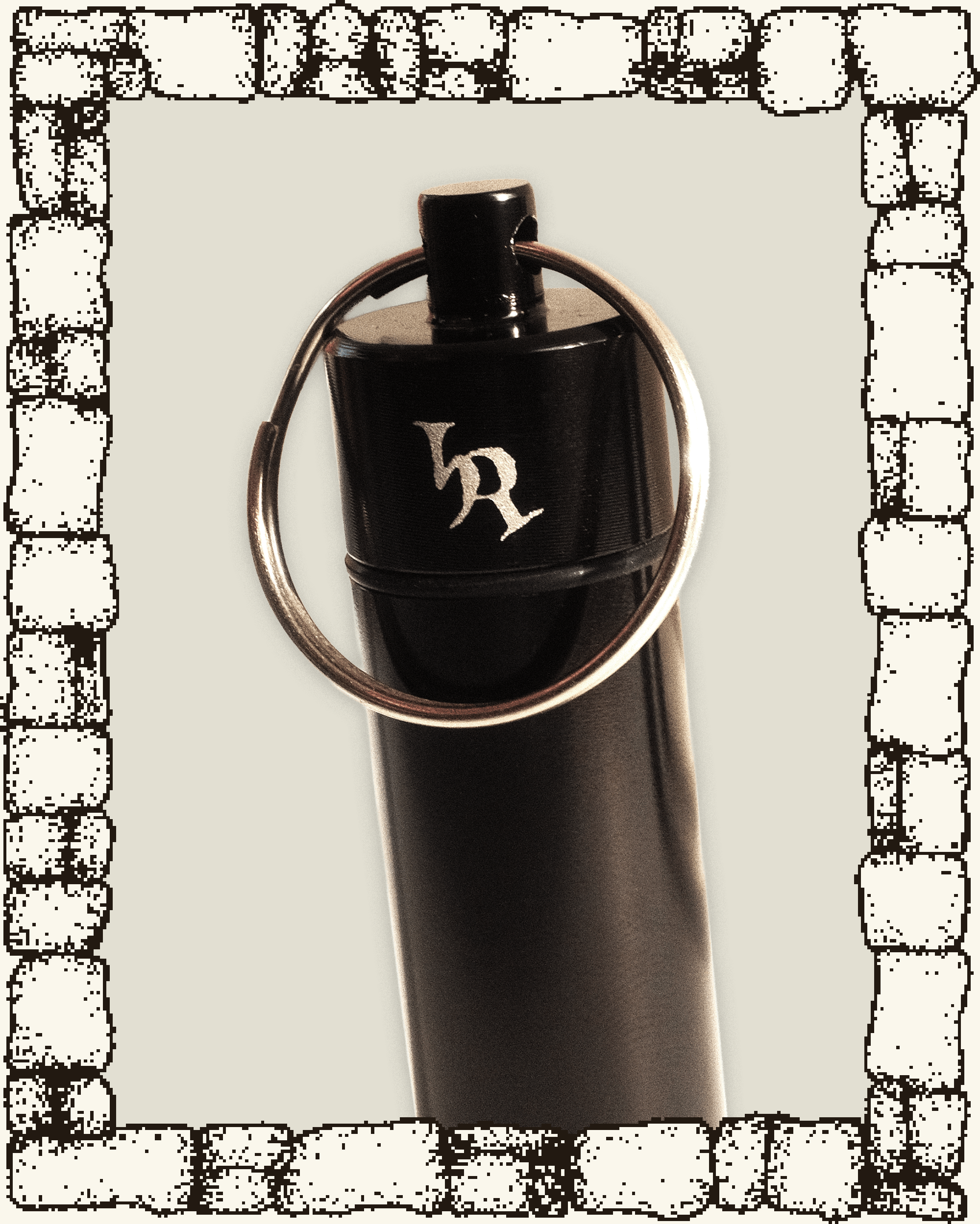 “TOWER” MINI METAL DICE SET + KEYCHAIN CANISTER