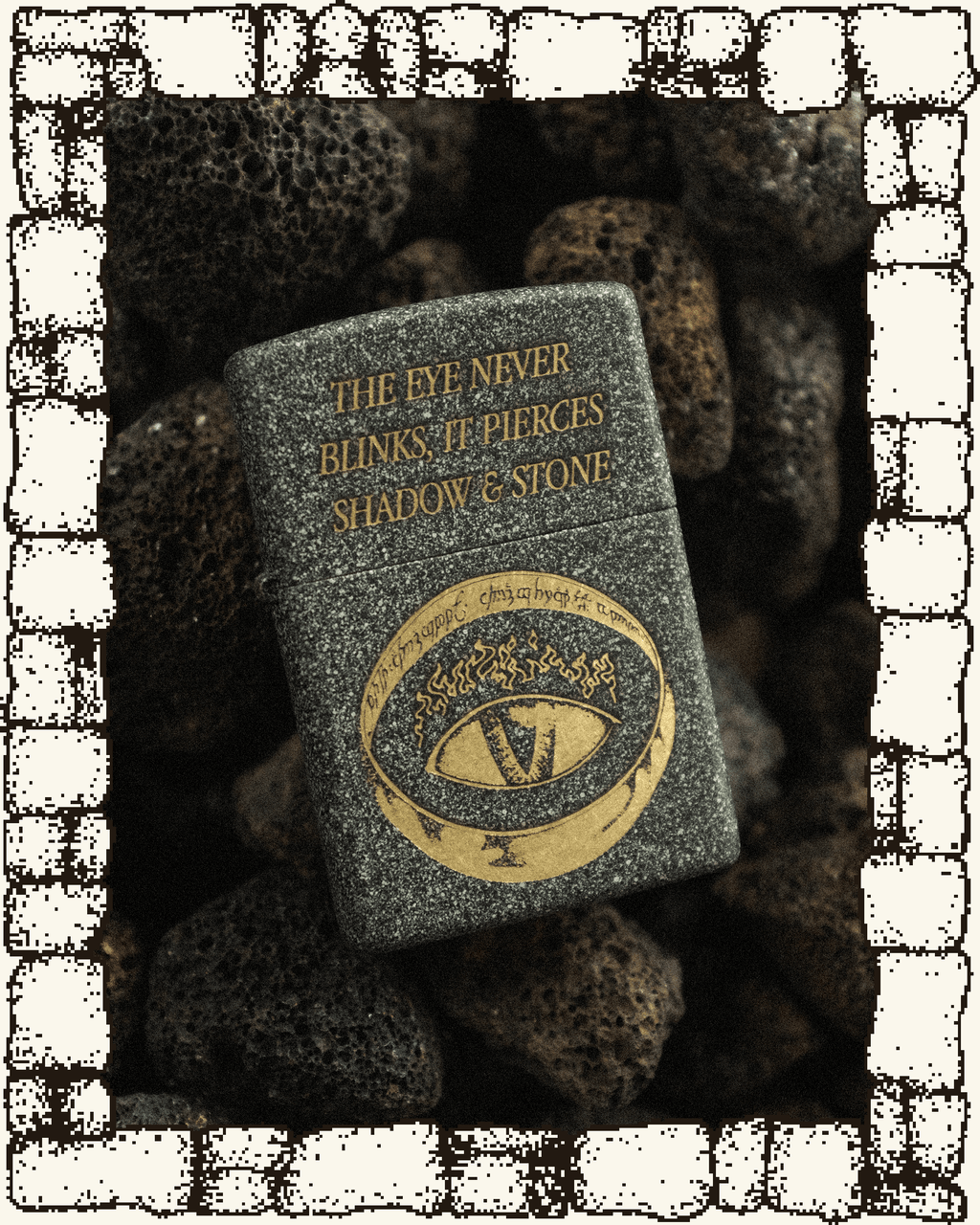 "THE EYE" ENGRAVED ZIPPO LIGHTER