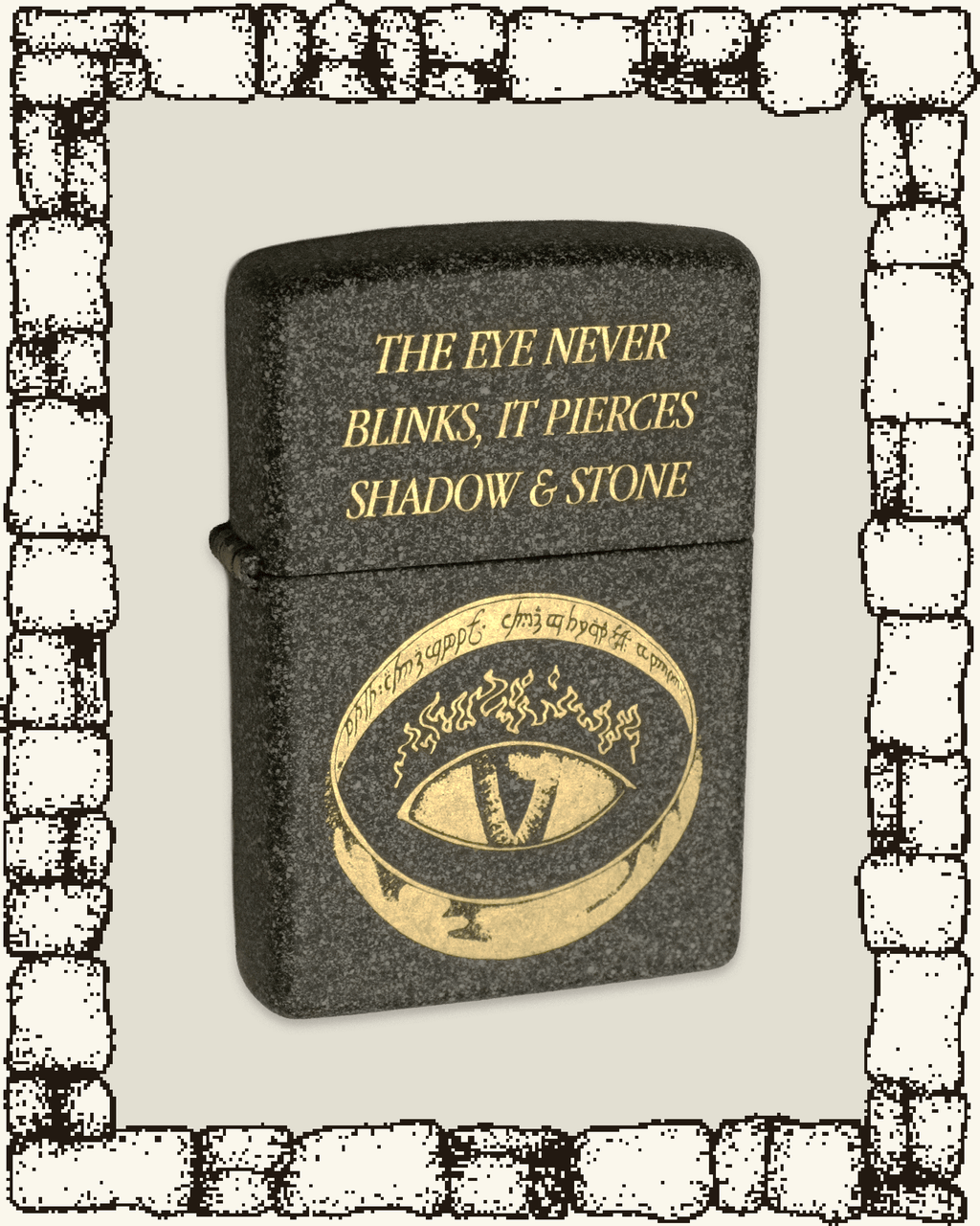 "THE EYE" ENGRAVED ZIPPO LIGHTER