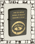 "THE EYE" ENGRAVED ZIPPO LIGHTER