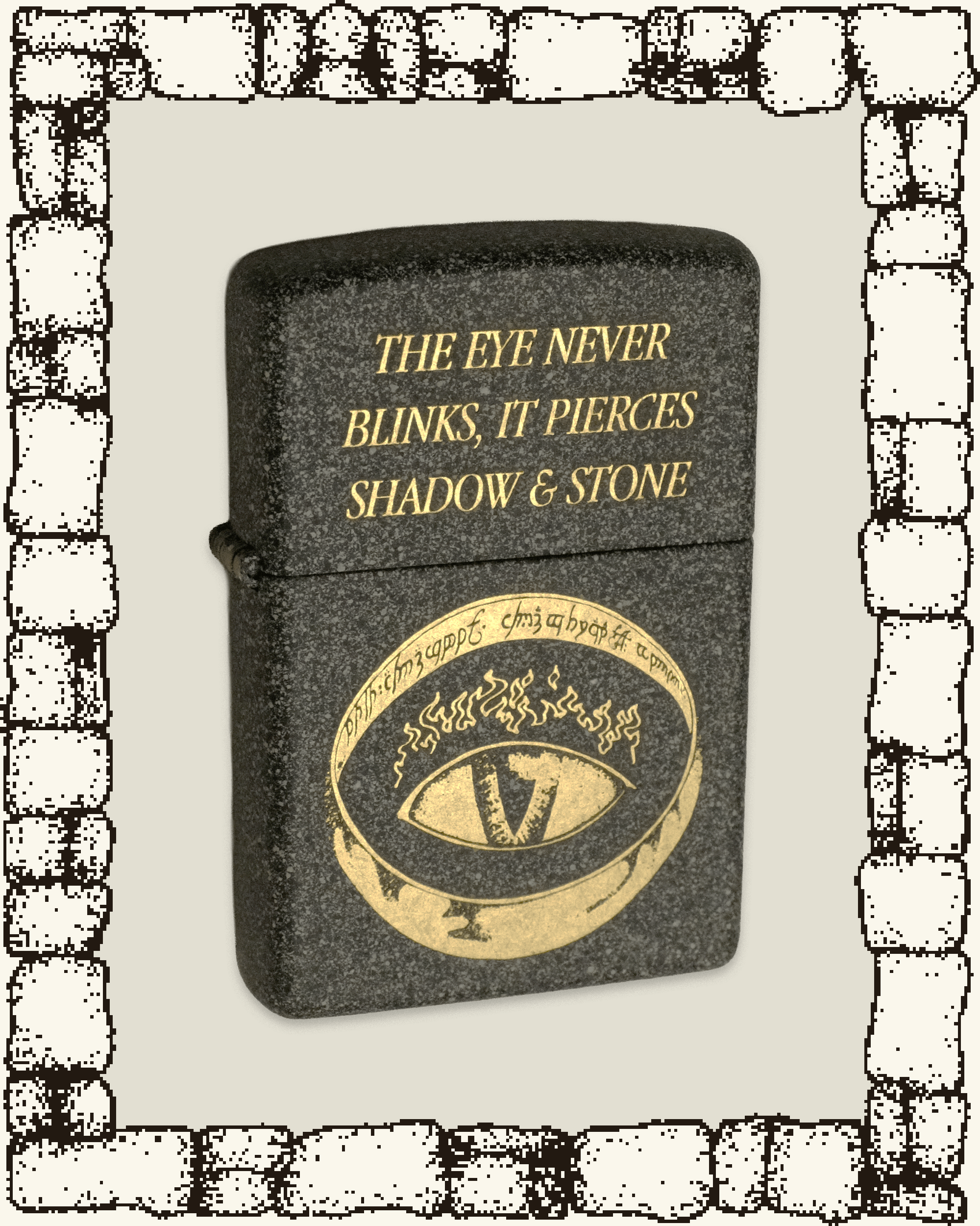 "THE EYE" ENGRAVED ZIPPO LIGHTER