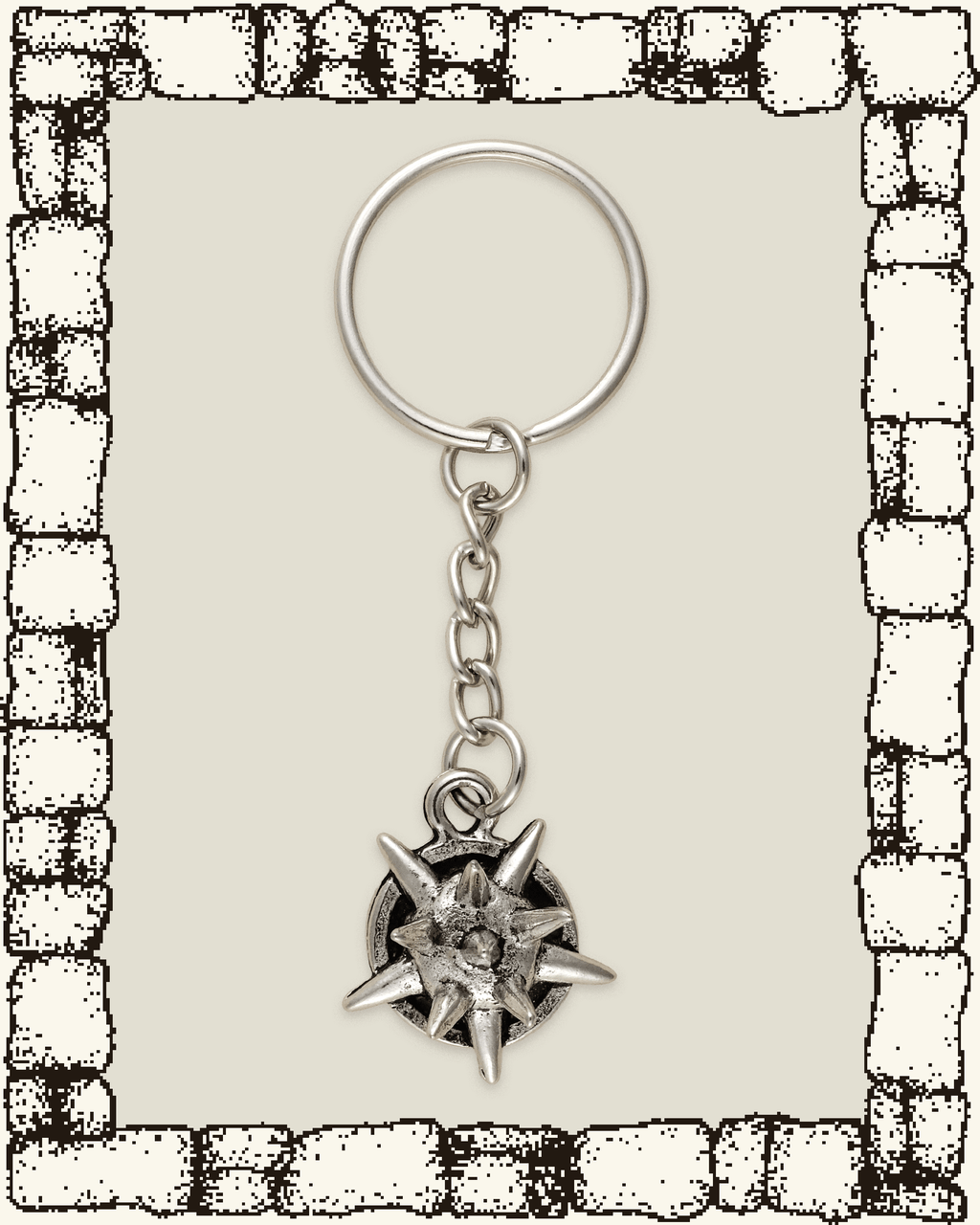 Vintage Flail Keychain