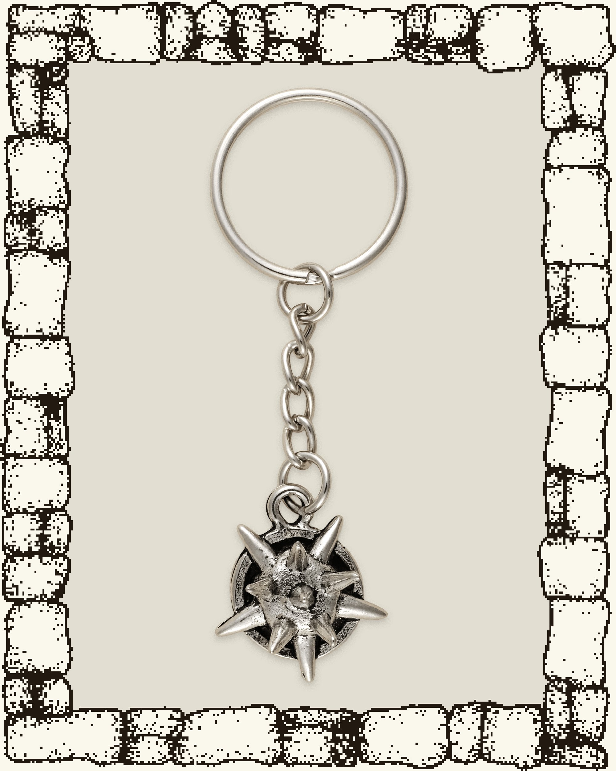 Vintage Flail Keychain