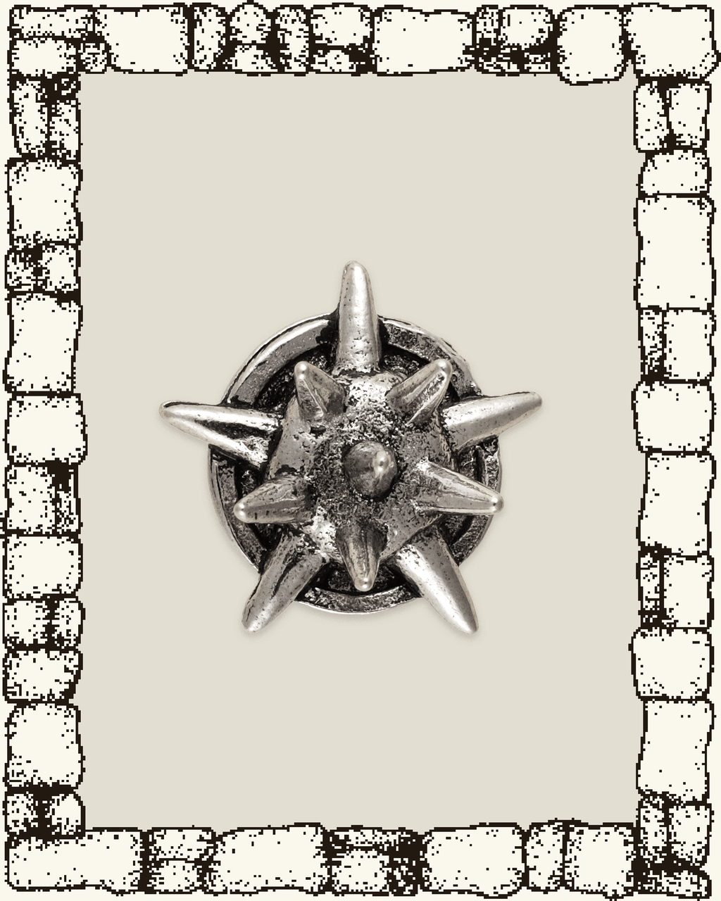 Vintage Flail Pin