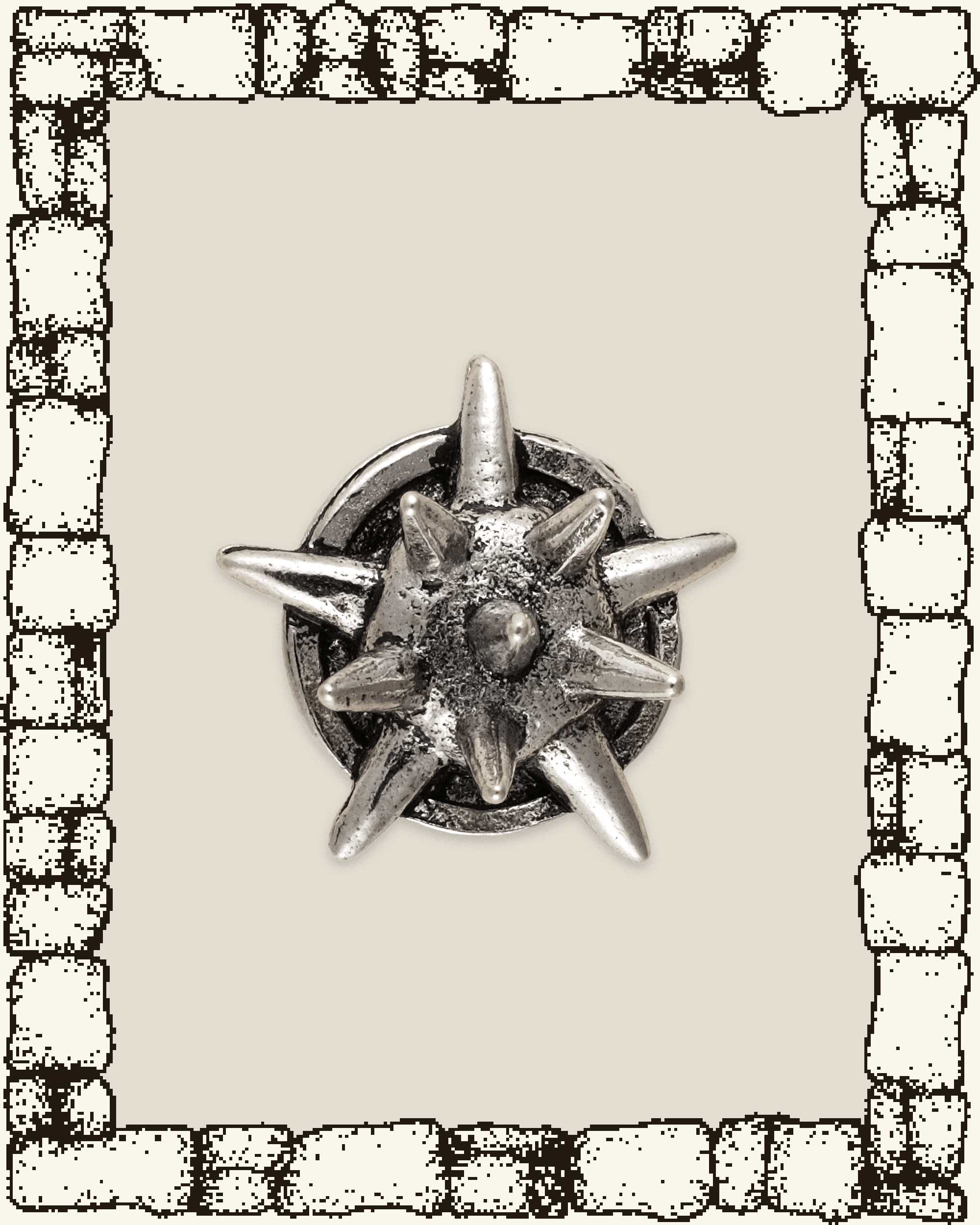 Vintage Flail Pin