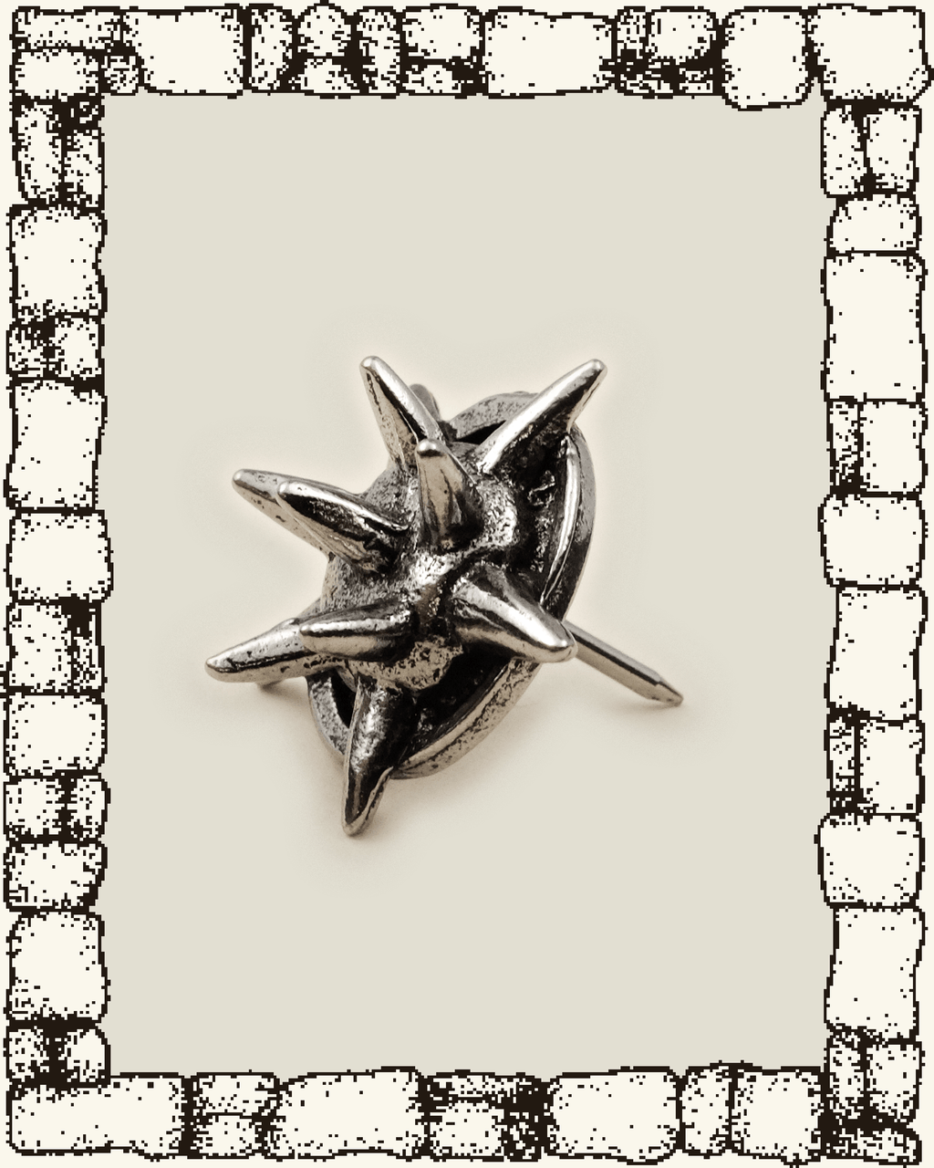 Vintage Flail Pin
