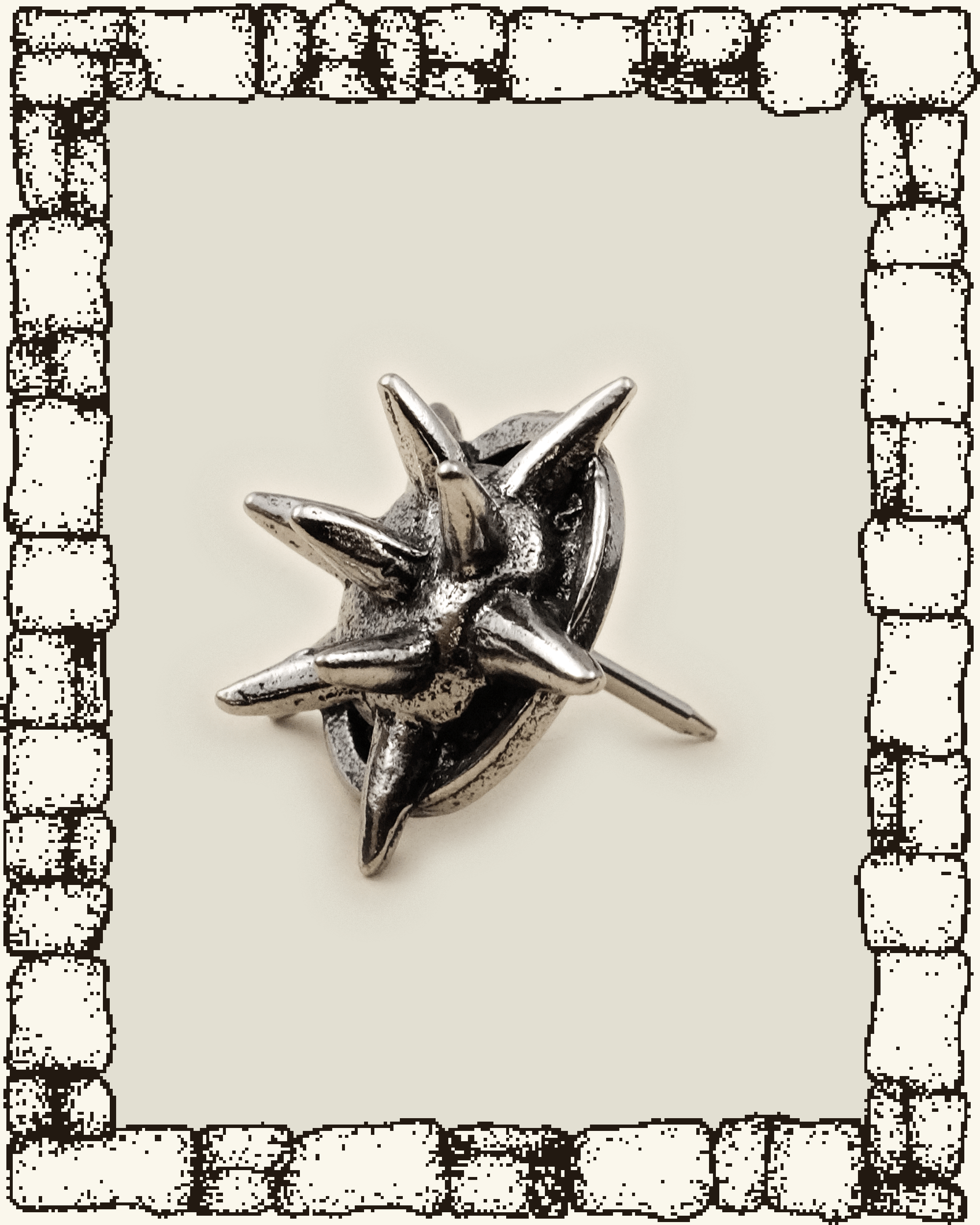 Vintage Flail Pin