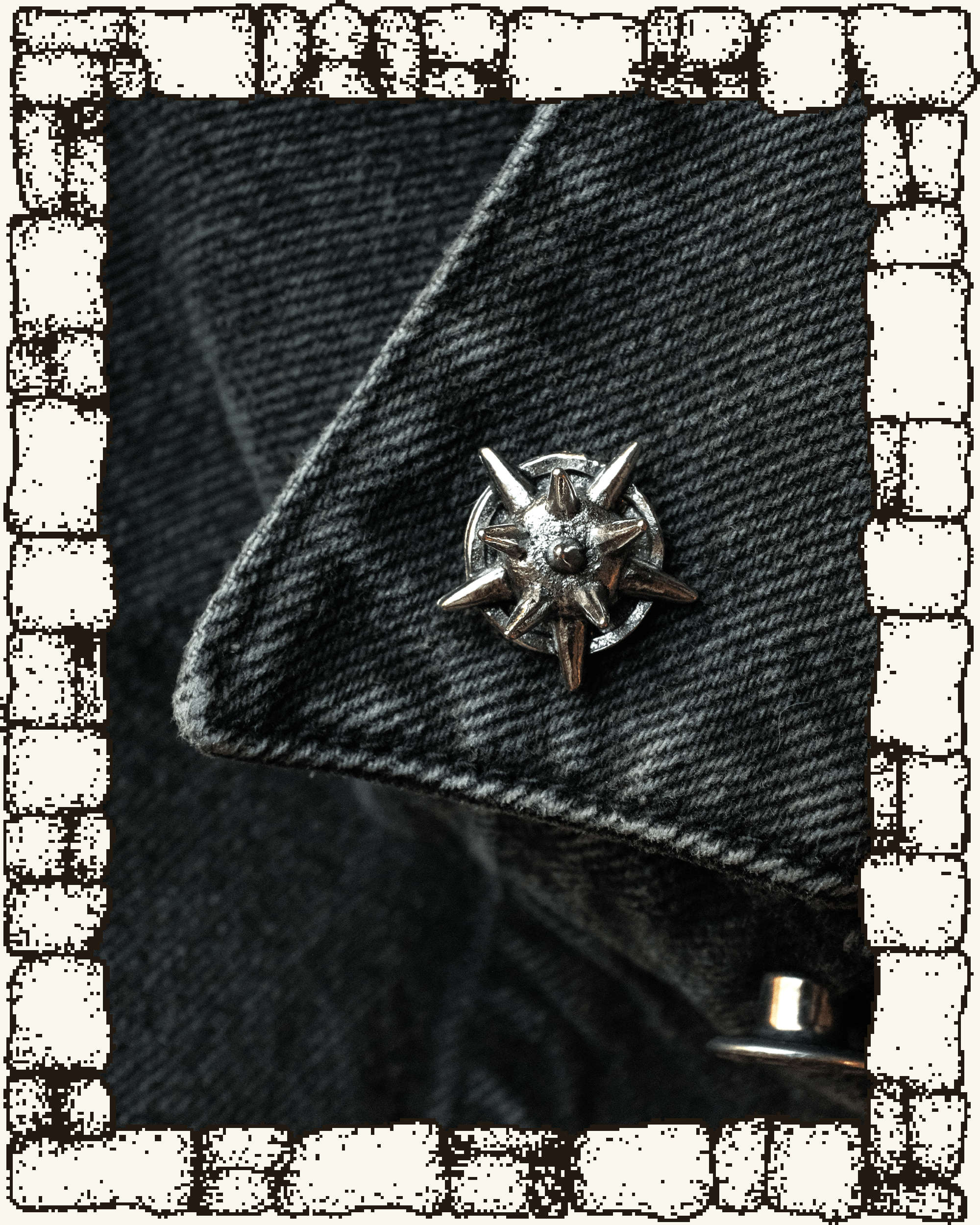 Vintage Flail Pin