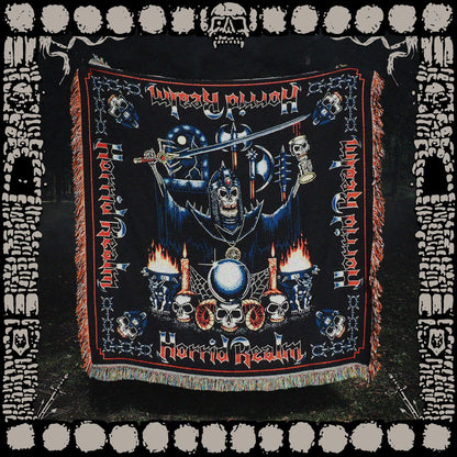 BLOOD RITUAL 60"X60" WOVEN COTTON BLANKET - PRESALE