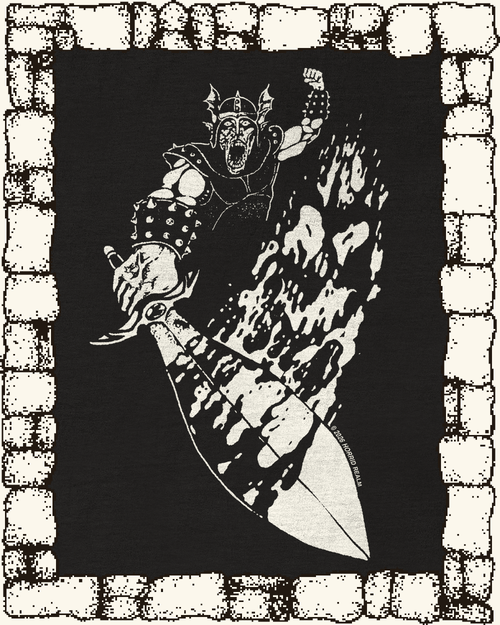 "GOBLIN BLADE" HEAVYWEIGHT BLACK TEE