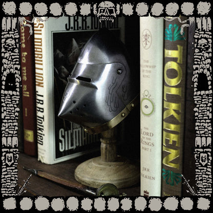 MINIATURE HELLHOUND BASCINET HELMET