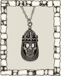 Vintage Knight Skull Necklace