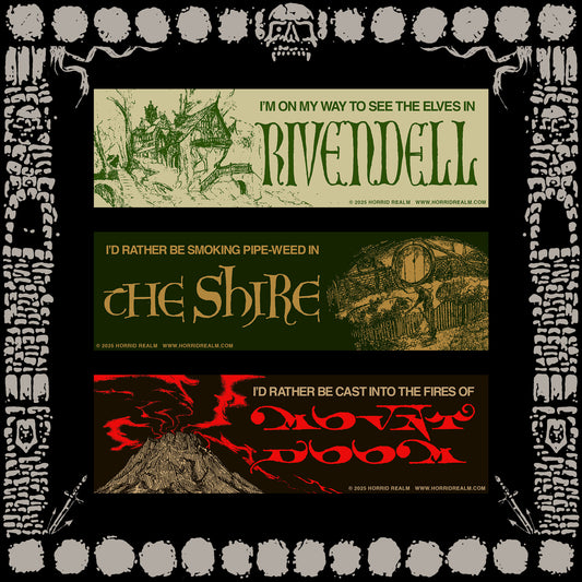 "LEGENDARIUM" BUMPER STICKERS - SET 1